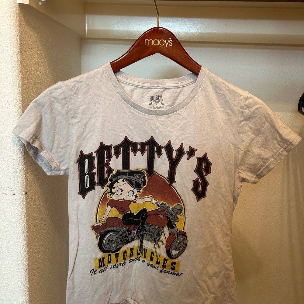 Betty Boop motorcycle shirt